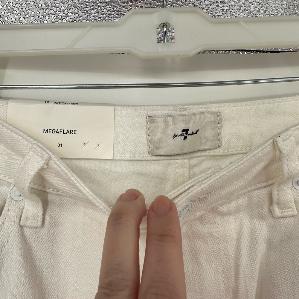 7 For all mankind mega flare jeans NWT - Picture 5 of 8